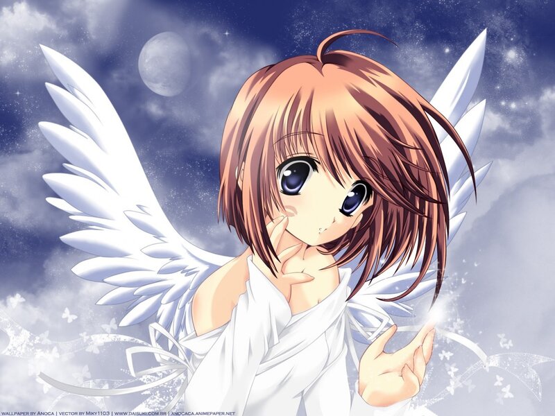 anime angel with wings