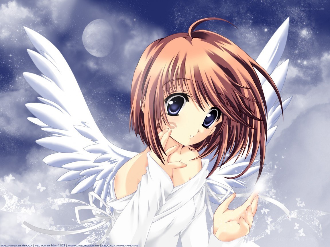 anime angel with wings