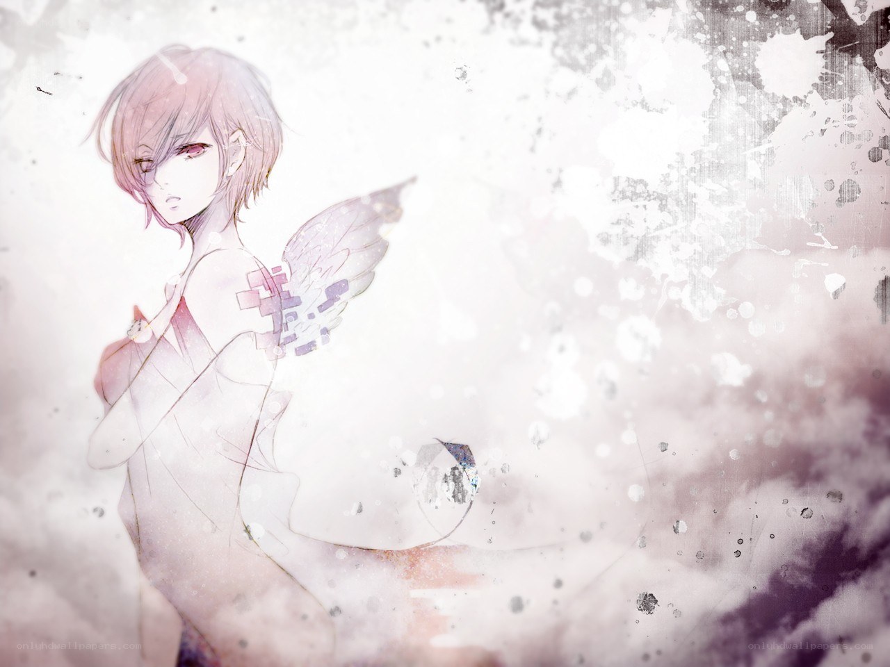 anime angel with wings