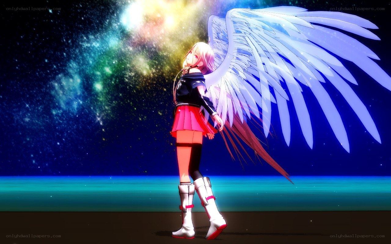 anime angel with wings