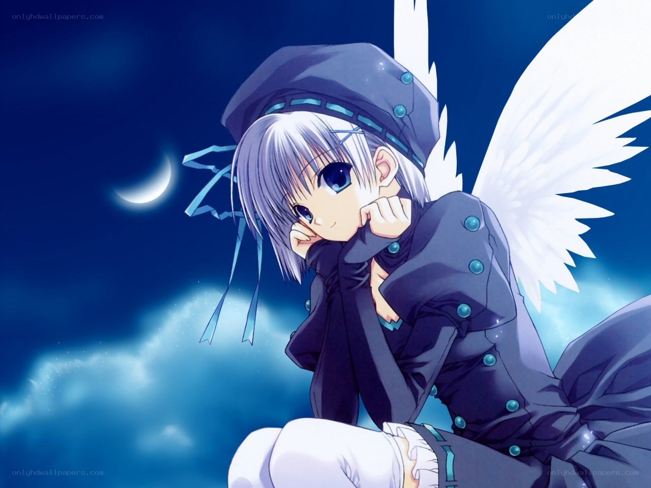anime angel with wings