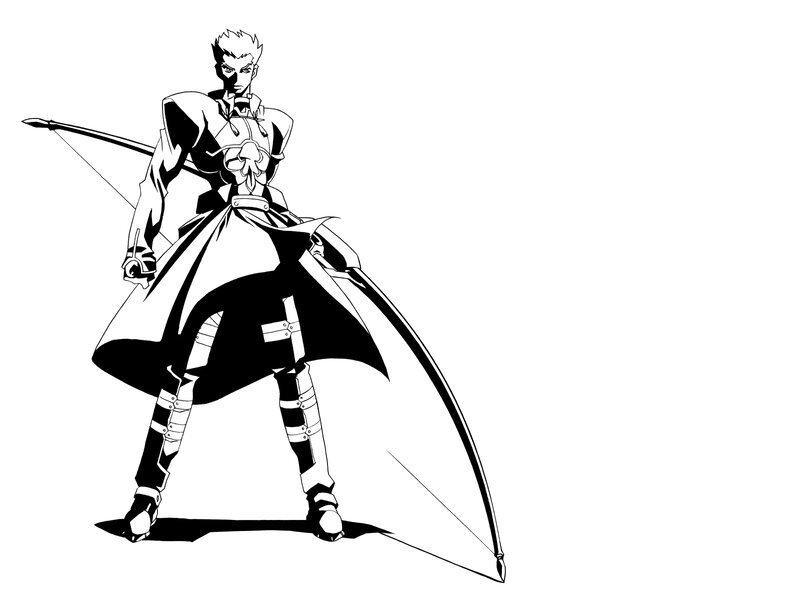 anime archer character