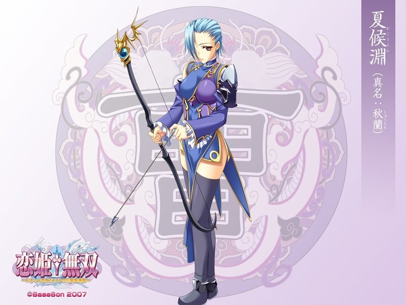 Anime archer character art