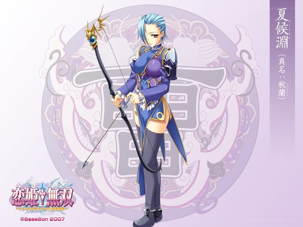 Anime archer character art