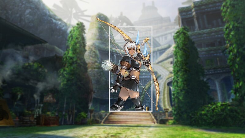 Anime Archer Character — Green