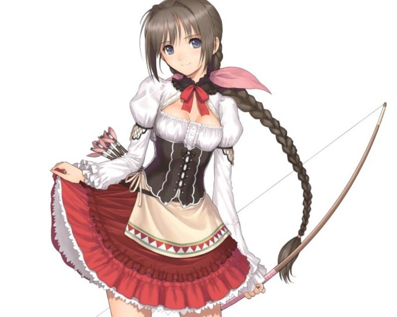 anime archer girl