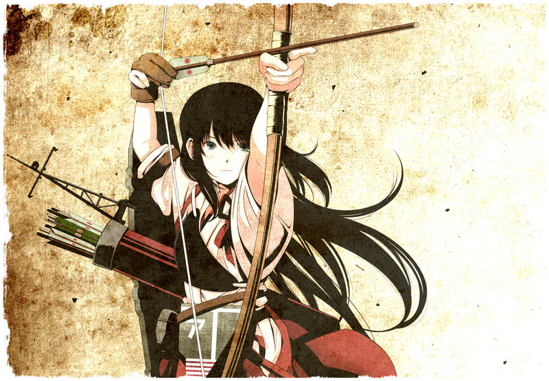 Anime Archer Girl — Brown