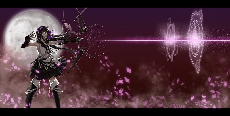 Anime Archer Girl — Purple
