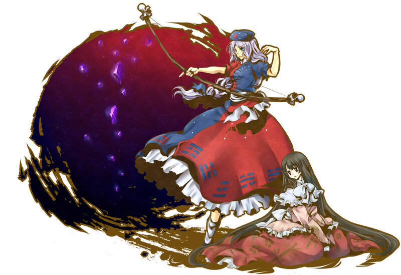 Anime archer with bow