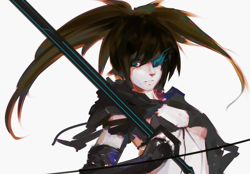 anime archer with bow
