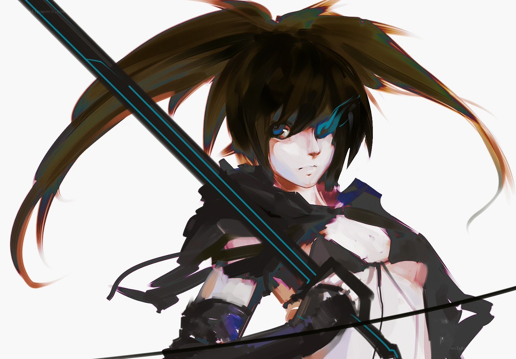 anime archer with bow