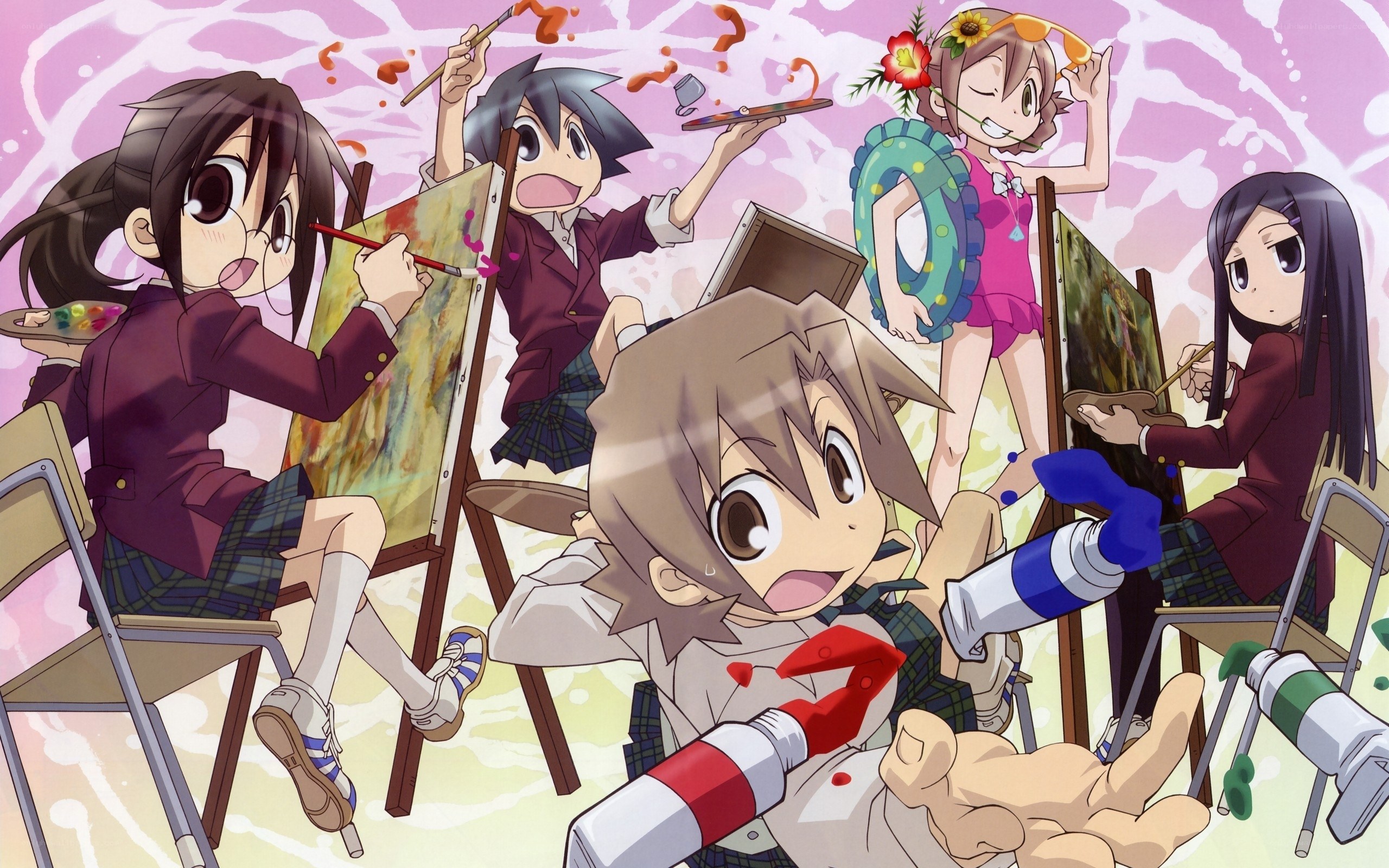 anime art class chaos