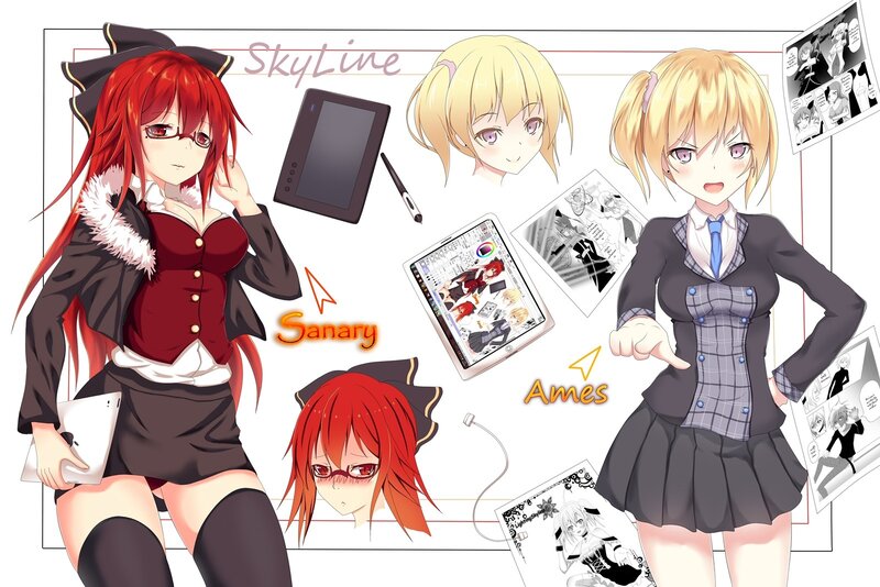 Anime artist characters
