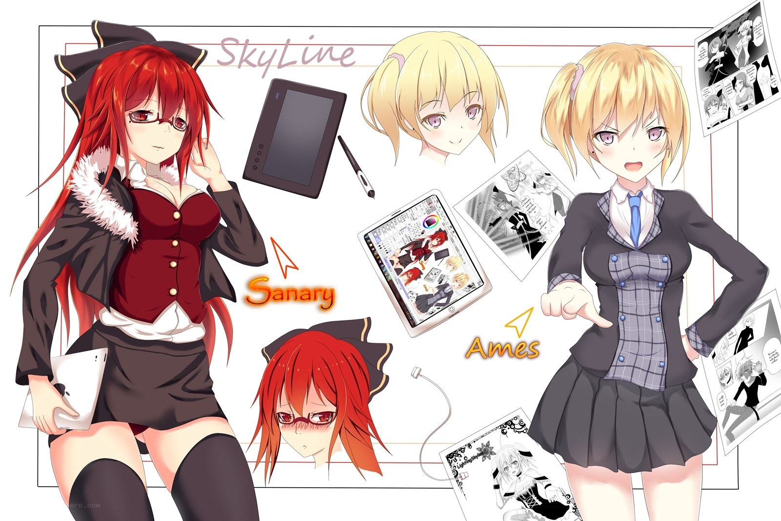 Anime artist characters