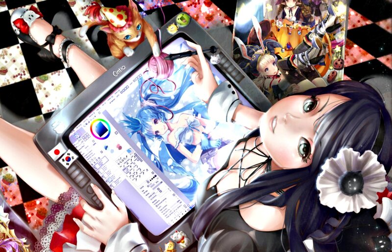 Anime Artist Drawing