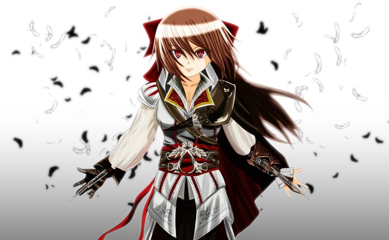 anime assassin with blades