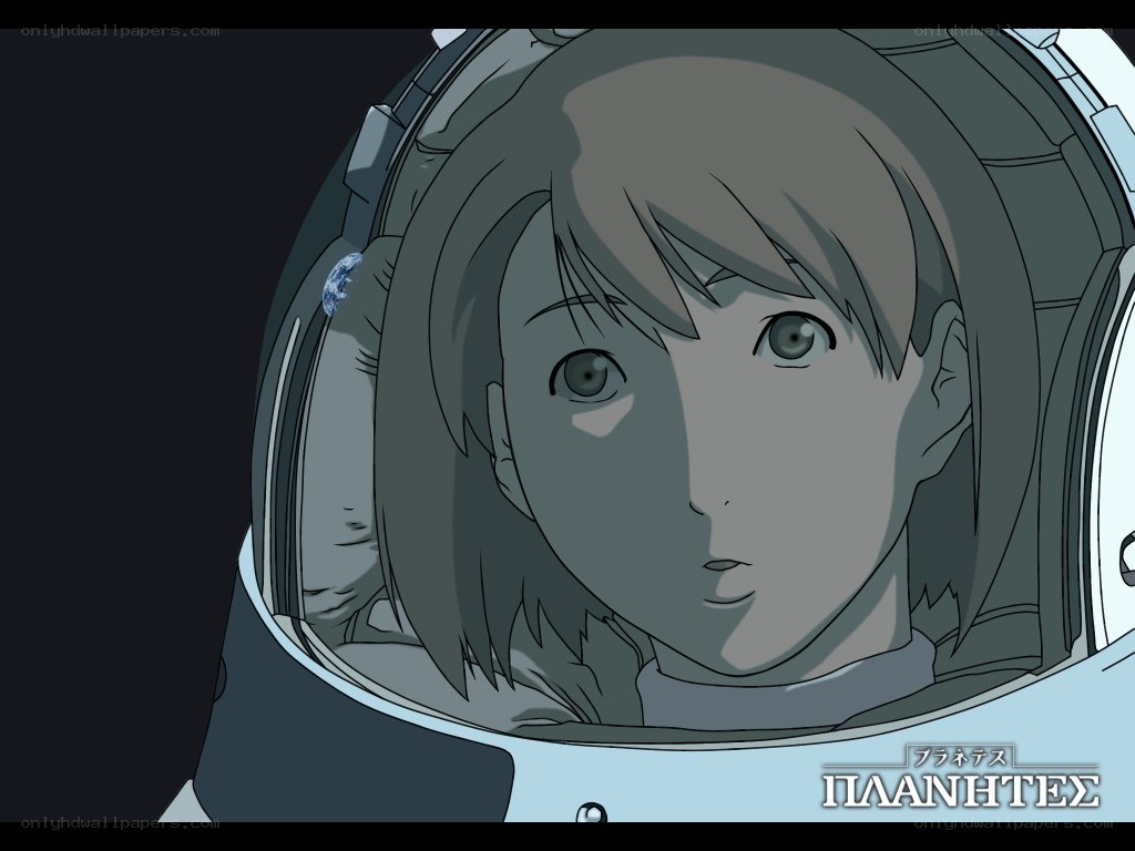 anime astronaut in helmet