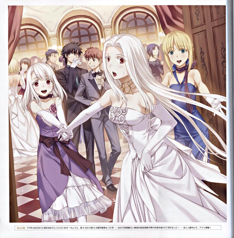 Anime ballroom scene
