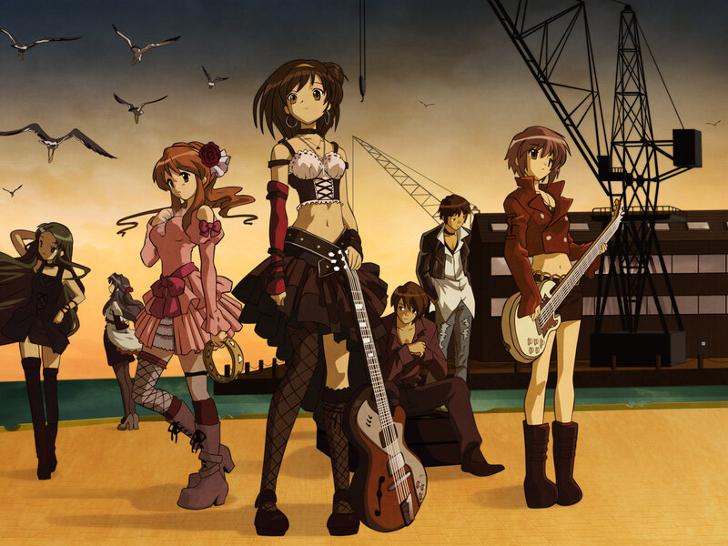 Anime band at the port