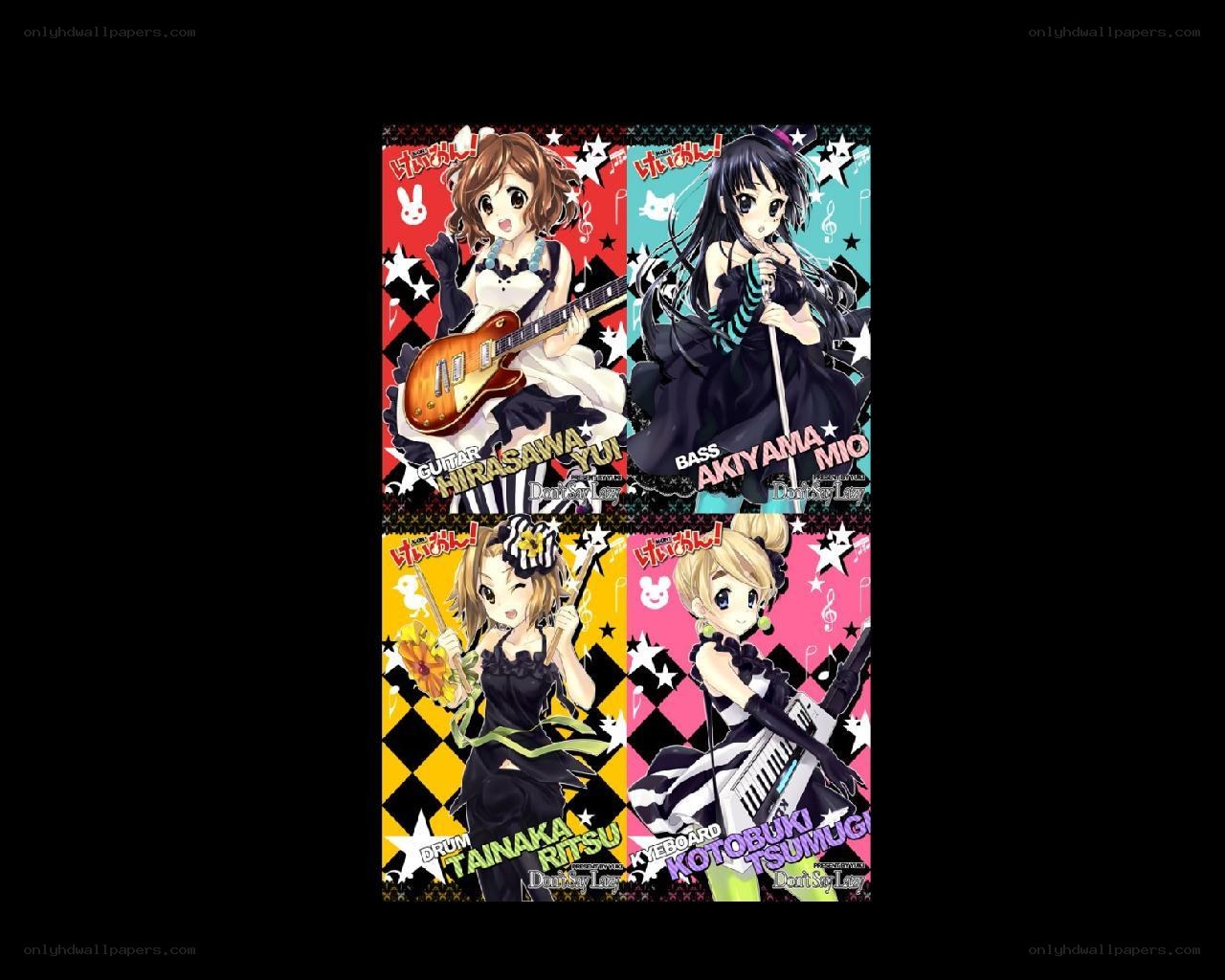Anime band character art