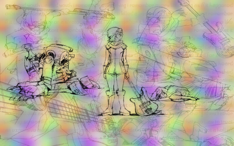 anime band concept art