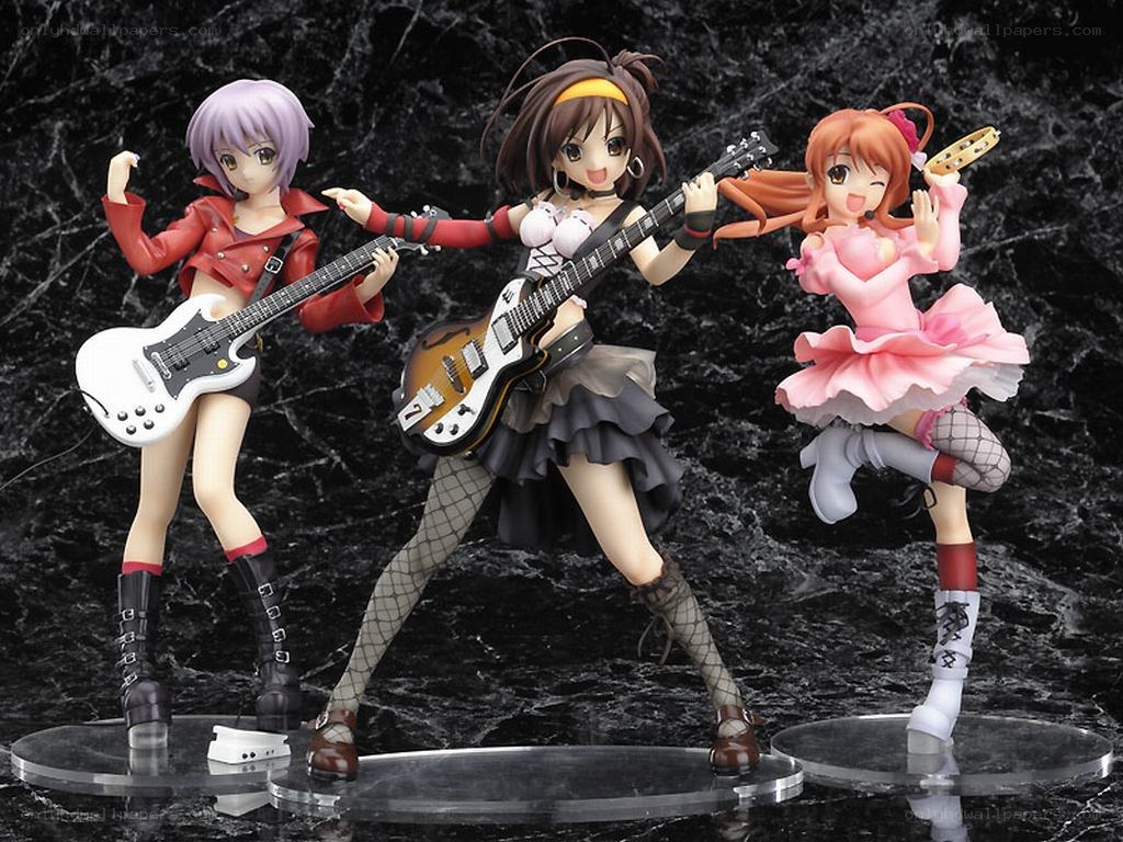 Anime band figurines