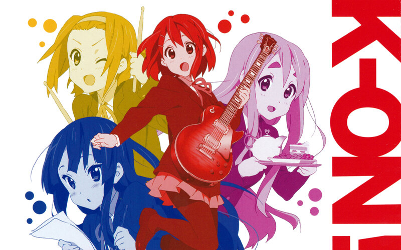 Anime band girls artwork