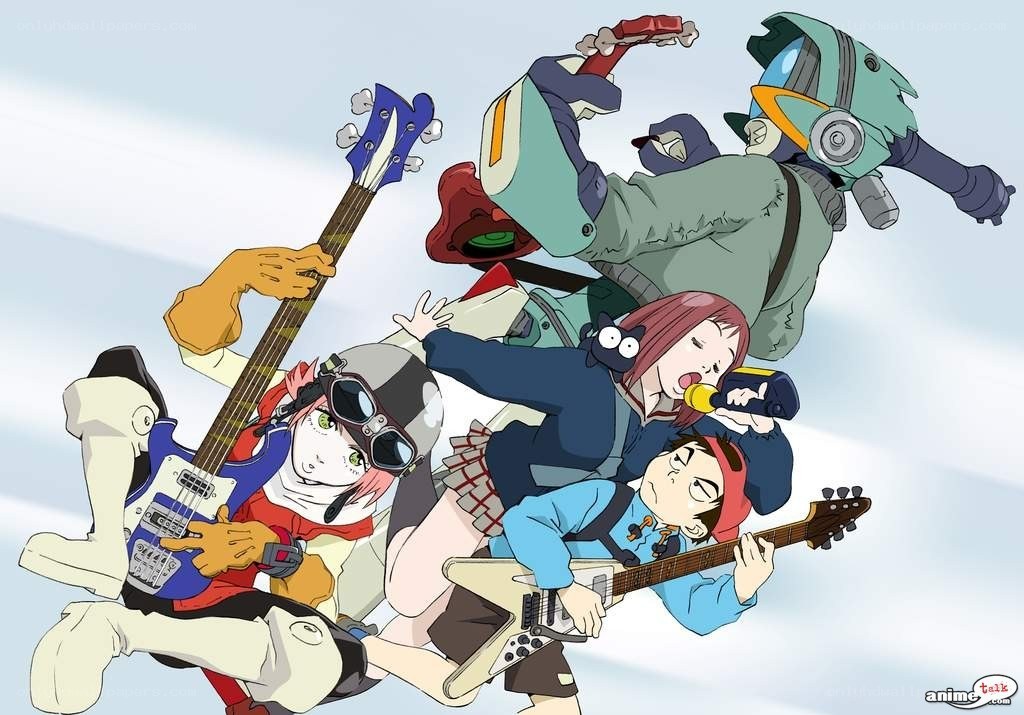 Anime band in action