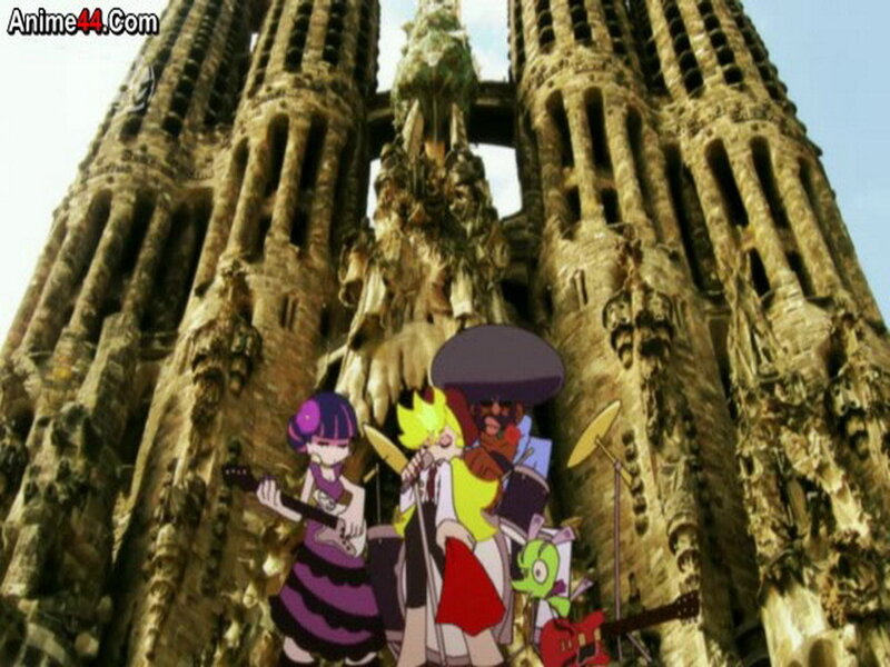 Anime Band in Front of Building