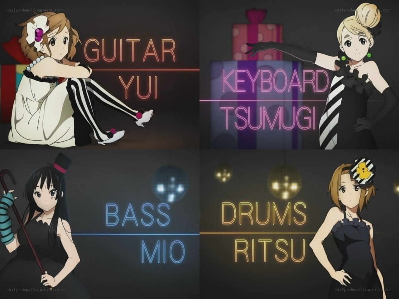Anime band members introduction