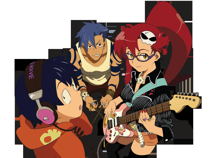 anime band members performing