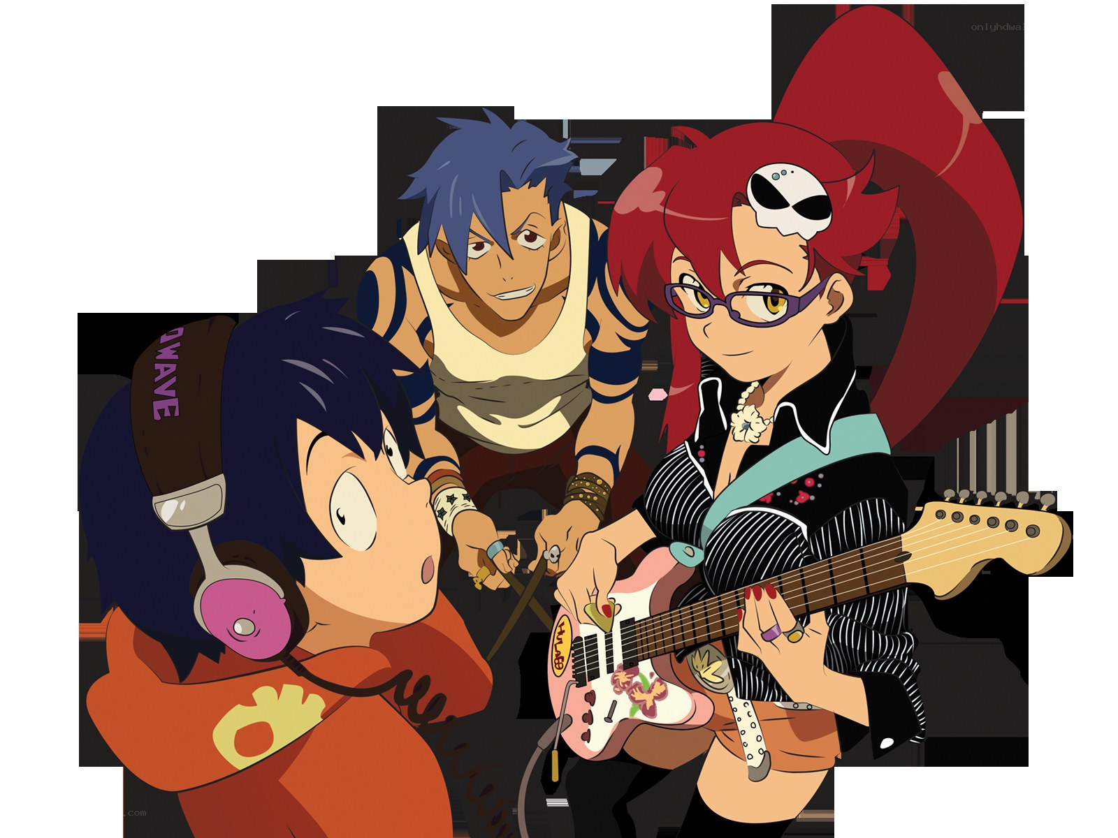 anime band members performing