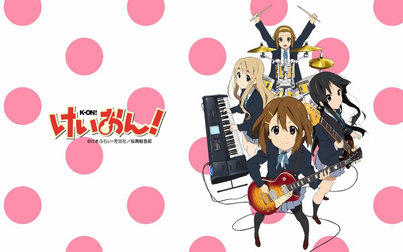Anime Band Members — Pink, Cheerful