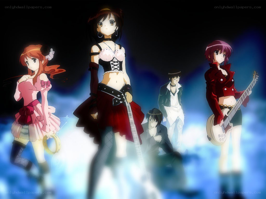 Anime band on stage