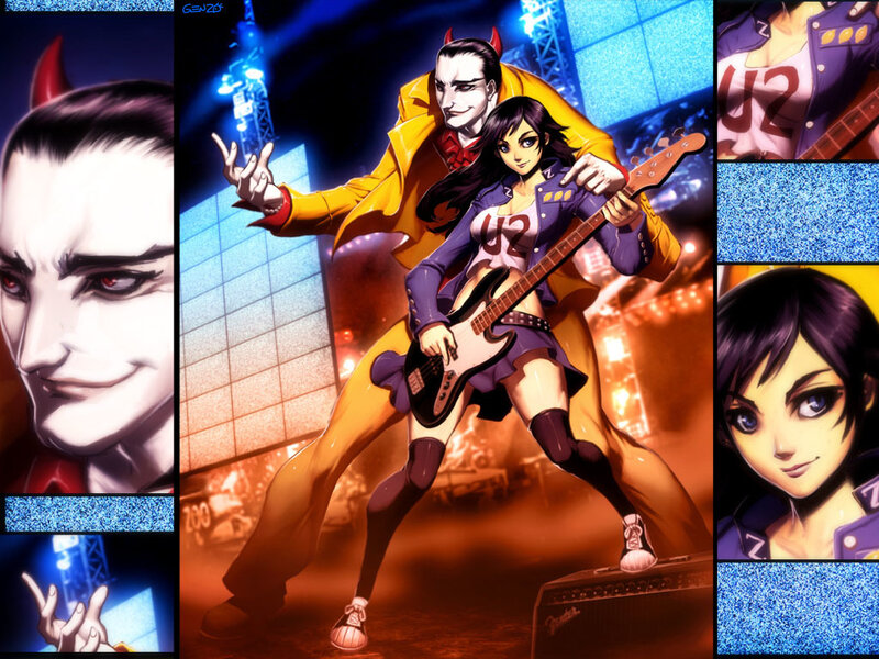 Anime band on stage
