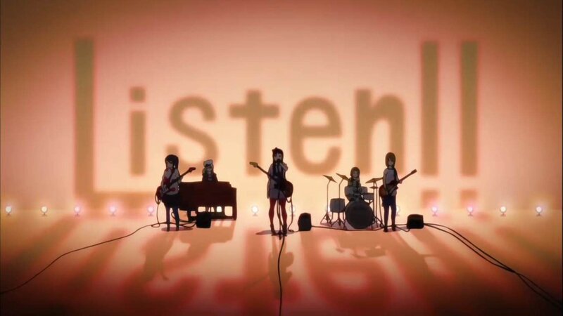 Anime Band on Stage — Orange, Dramatic