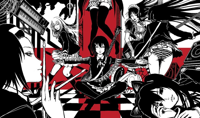 anime band performance collage