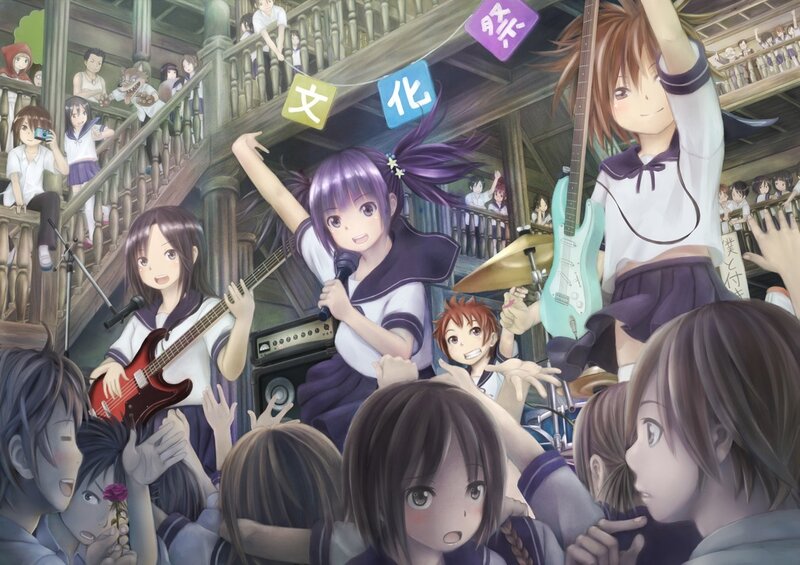 Anime band performing at school festival
