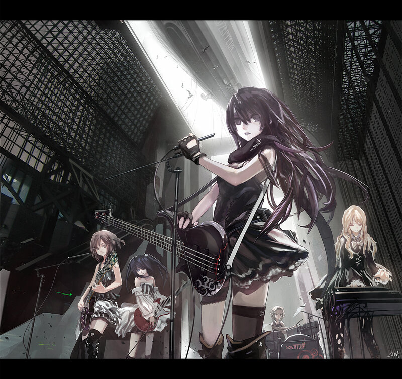 Anime Band Performing — Dramatic