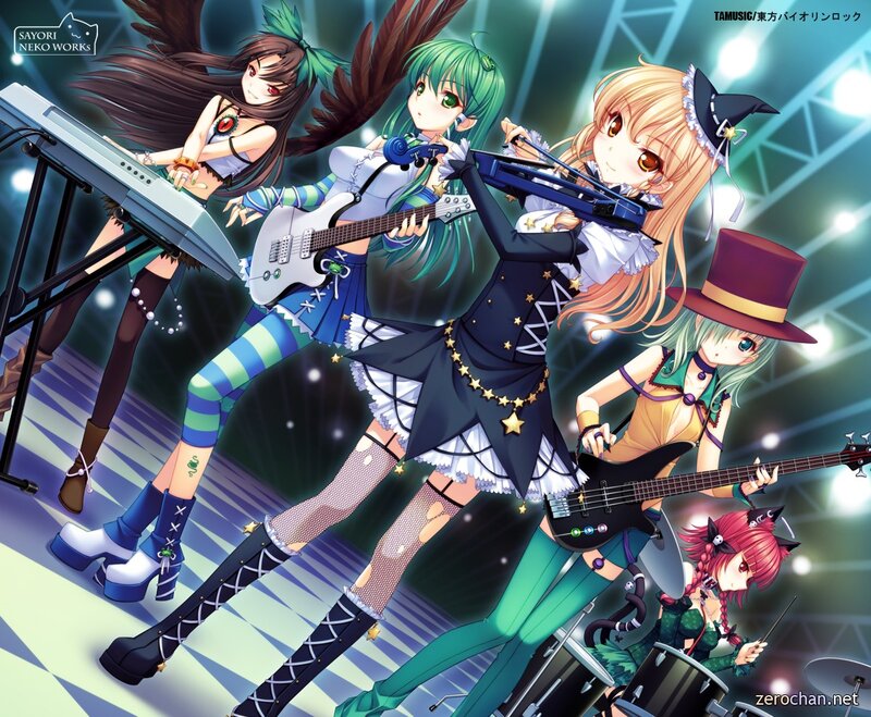 Anime Band Performing — Green
