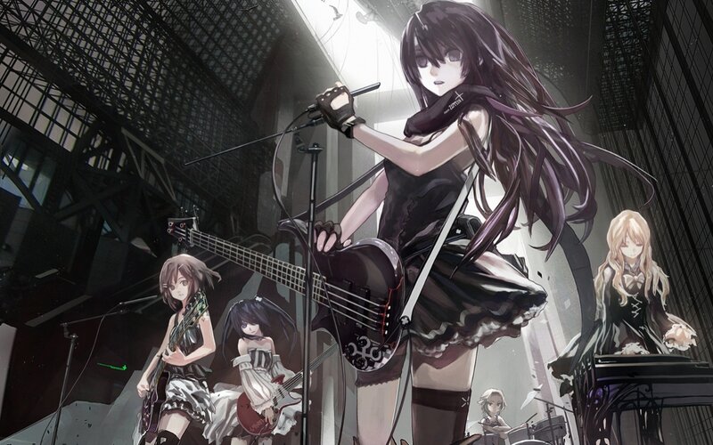 Anime Band Performing — Guitar