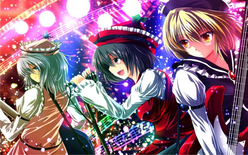Anime band performing on stage