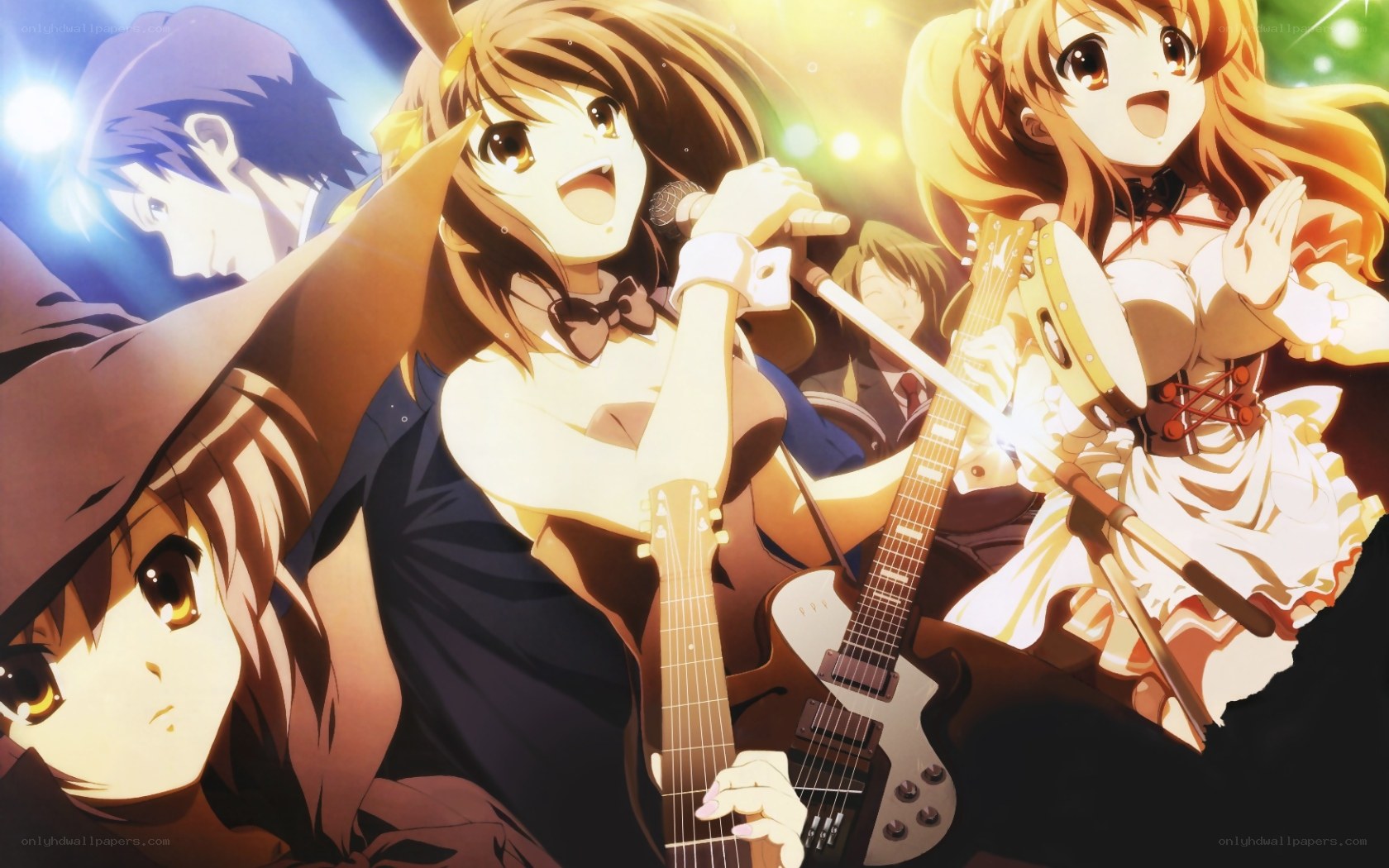Anime band performing on stage