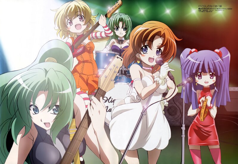 Anime band performing on stage