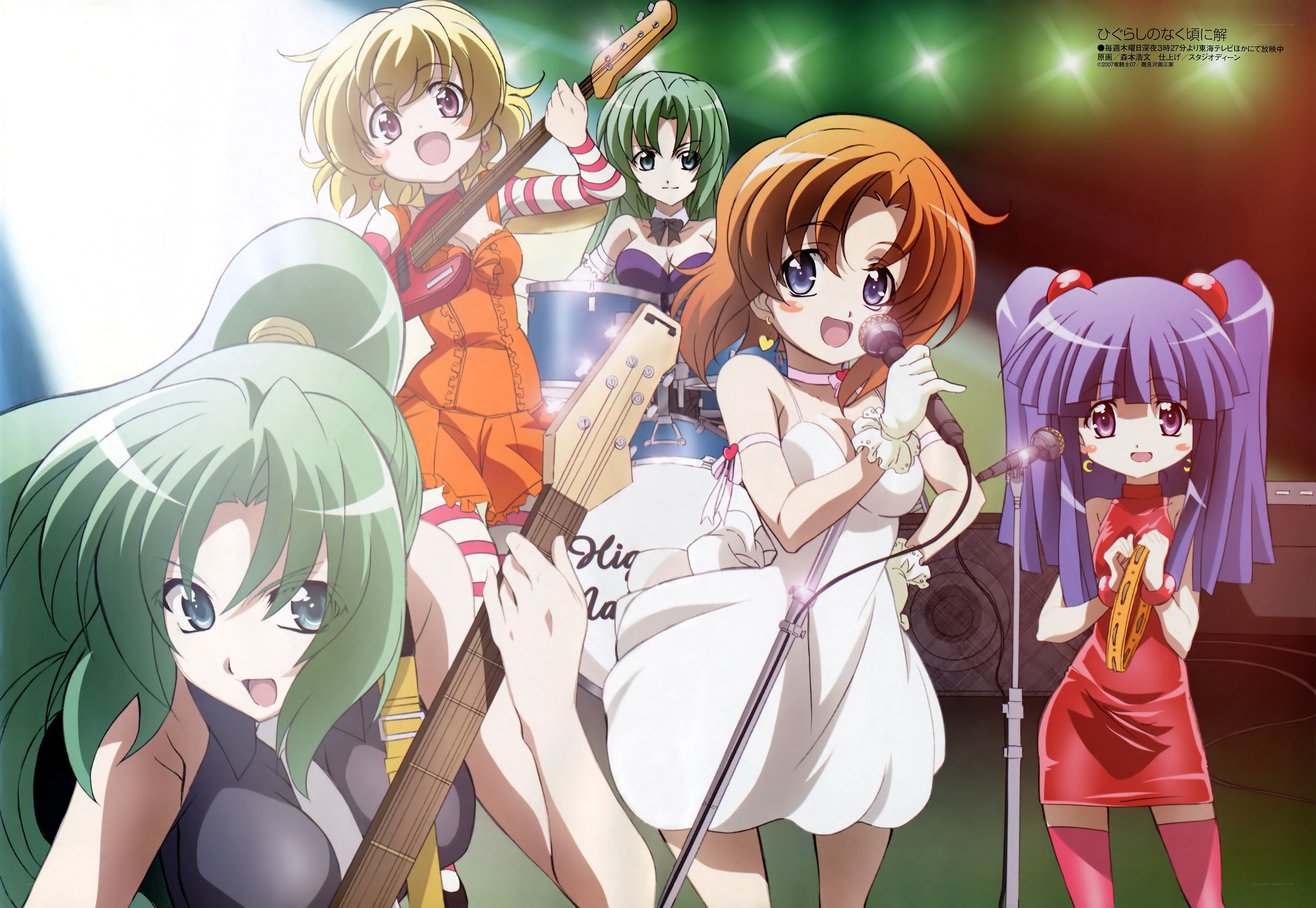 Anime band performing on stage