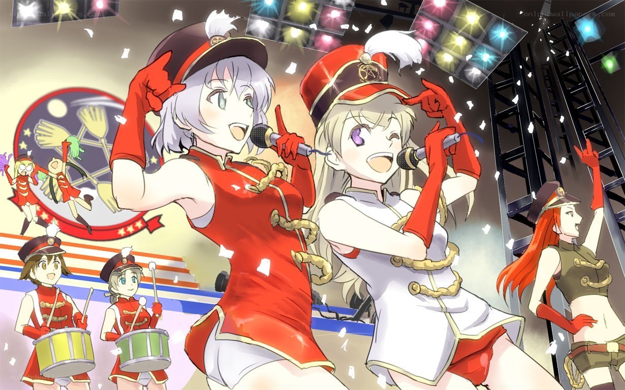 Anime band performing on stage
