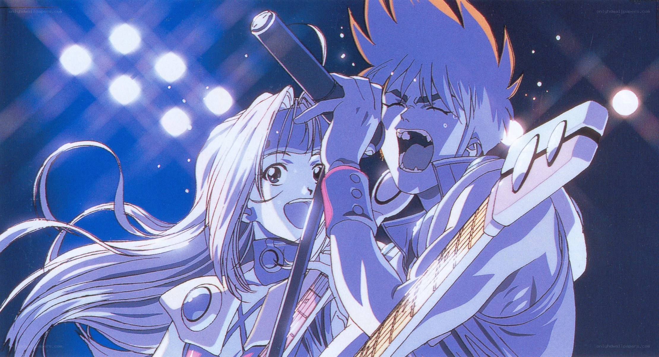 Anime band performing on stage