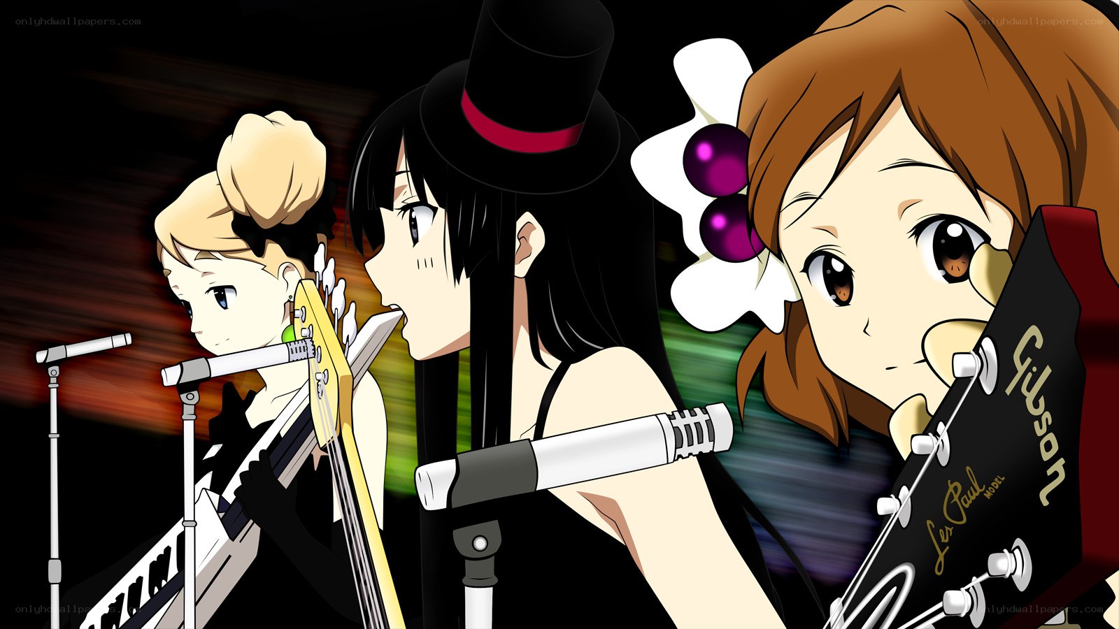 anime band performing on stage