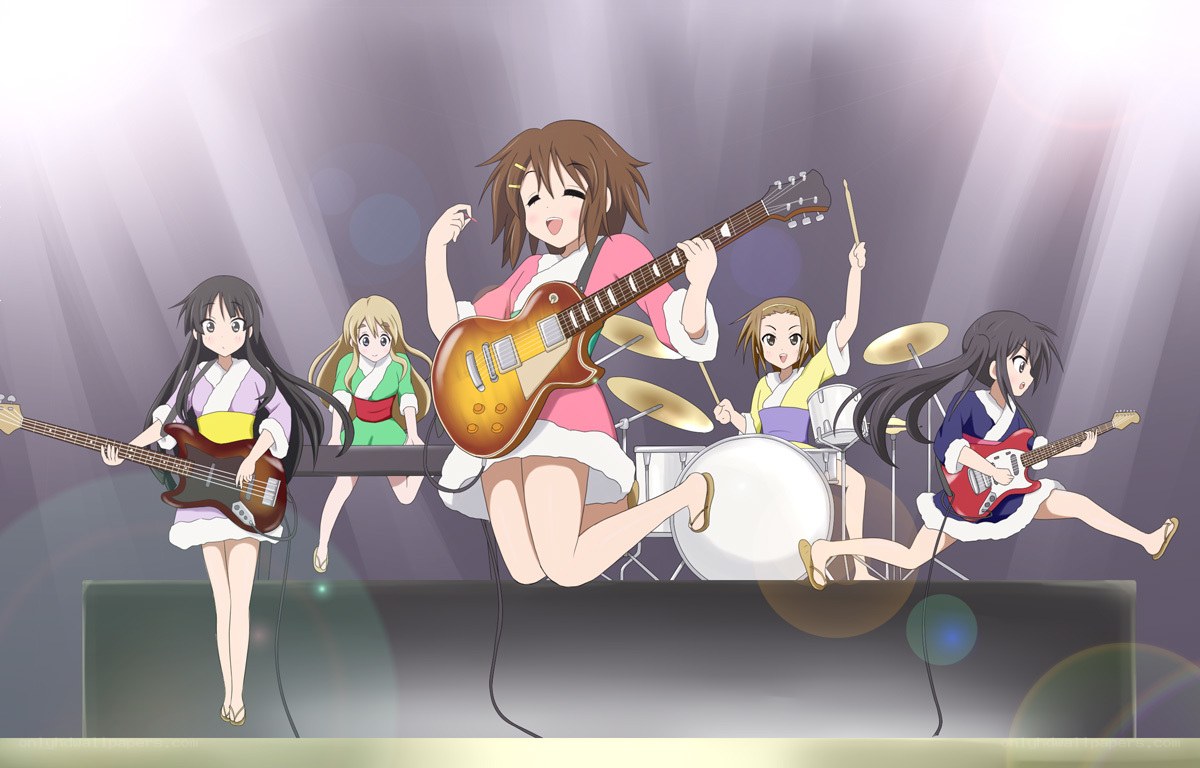 Anime band performing on stage