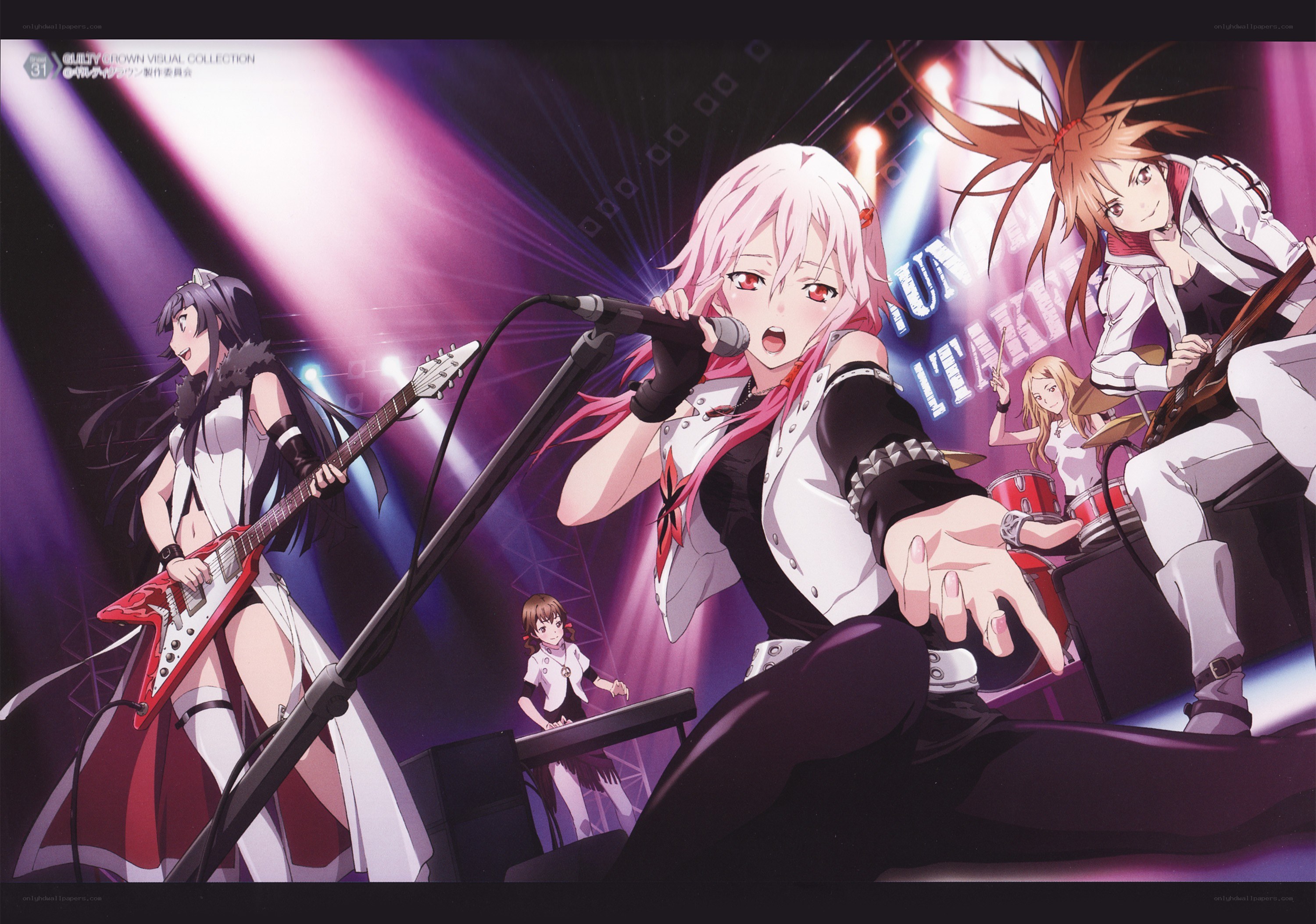 Anime band performing on stage